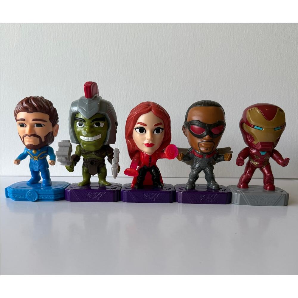 5 Marvel Avenger Figures by McDonald's